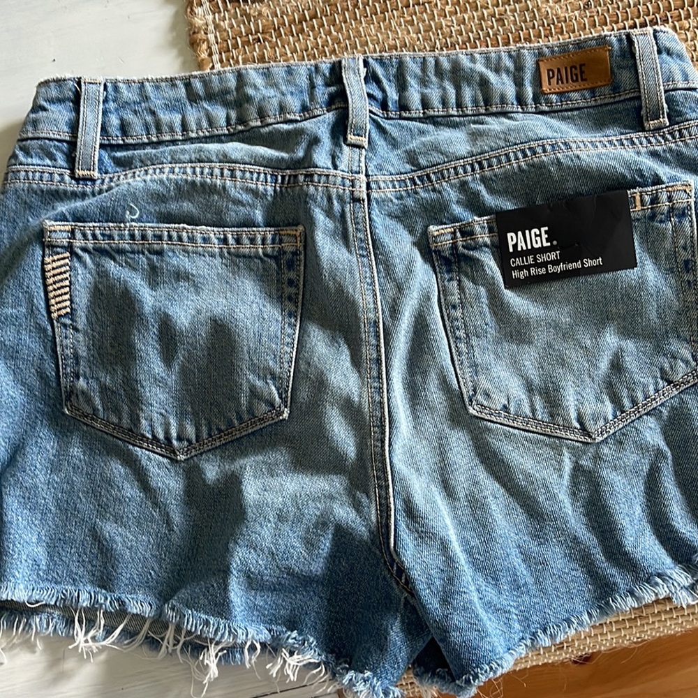 Paige Callie high rise boyfriend short . NWT 26 - Picture 6 of 9